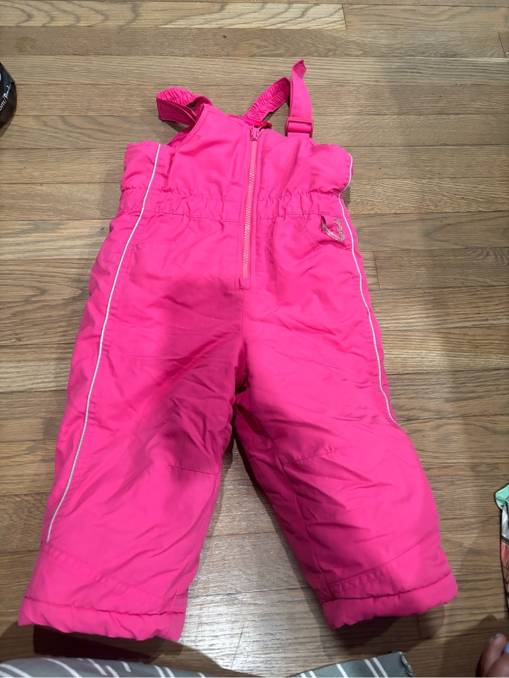 Cannon river blues Kids Pink Snow Bib Pants